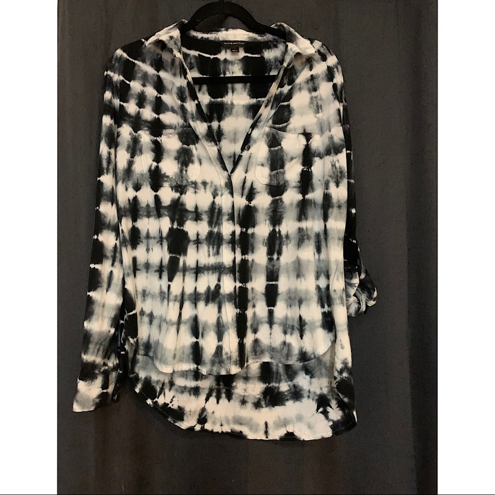 🖤 Rock & Republic Button Down Tie Dye | Small